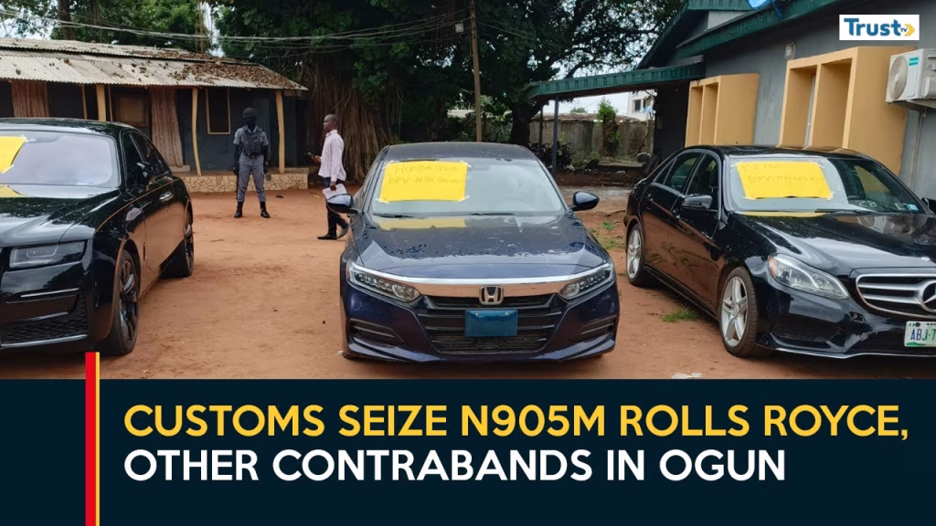 Customs seize N905m Rolls Royce, other contrabands in Ogun