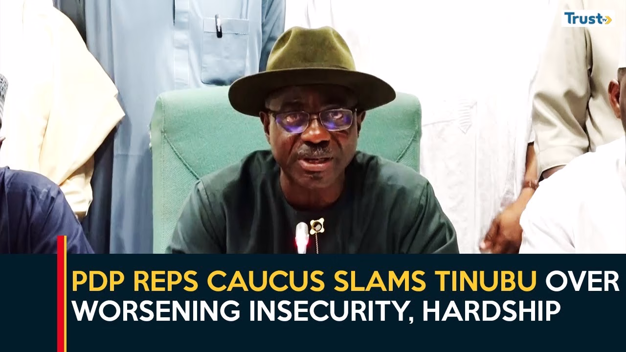 PDP reps caucus slams Tinubu over worsening insecurity, hardship