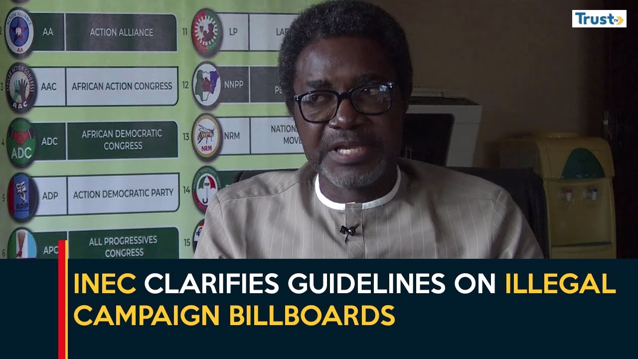 Illegal Campaign Billboards: INEC clarify guidelines as ADC chieftain demands stricter penalties