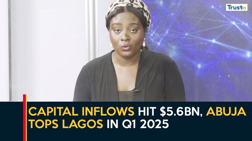 Capital inflows hit $5.6Bn, Abuja tops Lagos in Q1 2025 