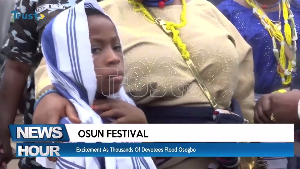Osun Festival: Excitement as thousands of devotees flood Osogbo