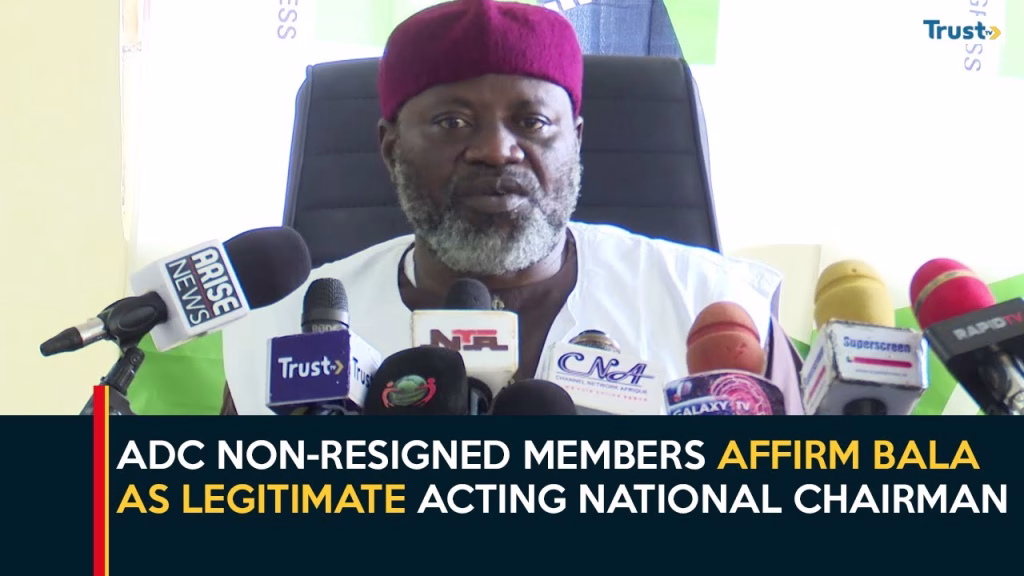 Party Politics: ADCs non-resigned NEC members affirm Bala as legitimate acting national chairman