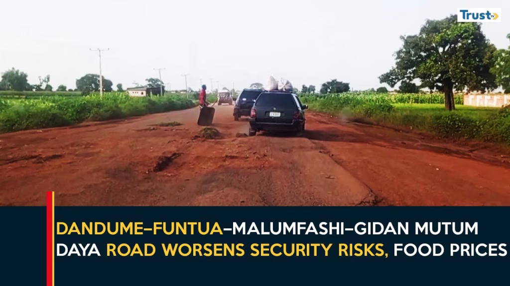 Katsina Infrastructure Crisis: Dandume–Funtua–Malumfashi–Gidan Mutum Daya Road Worsens Security Risks, Food Prices