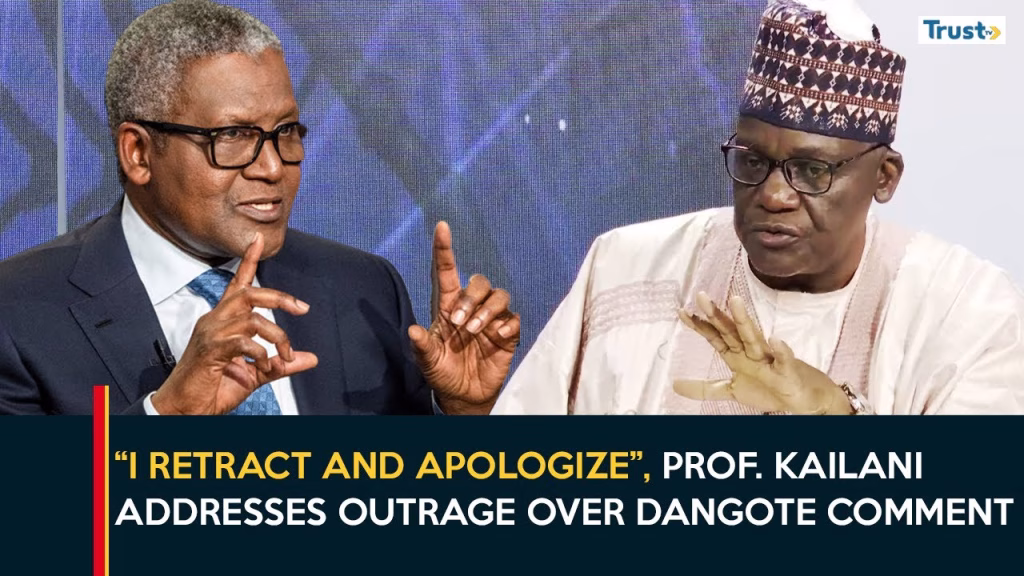 “I retract and apologize”, Prof. Kailani Addresses Outrage Over Dangote Comment | Daily Politics
