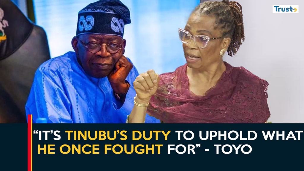 Electronic Result Transfer: “It’s Tinubu’s duty to uphold what he once fought for” – Toyo