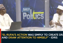 “El-Rufai’s action was simply to create drama and draw attention to himself ” – Idris alleges