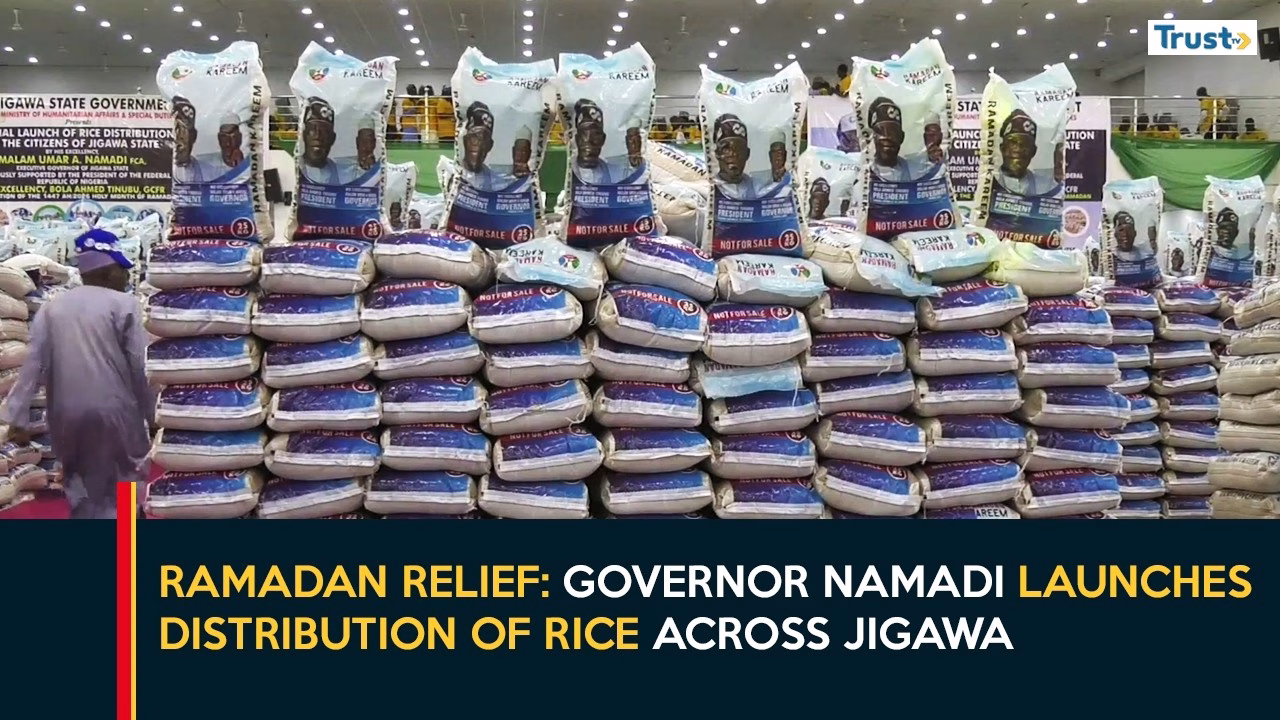 Ramadan Relief: Governor Namadi Launches Distribution Of 12 Truckloads Of Rice In Jigawa