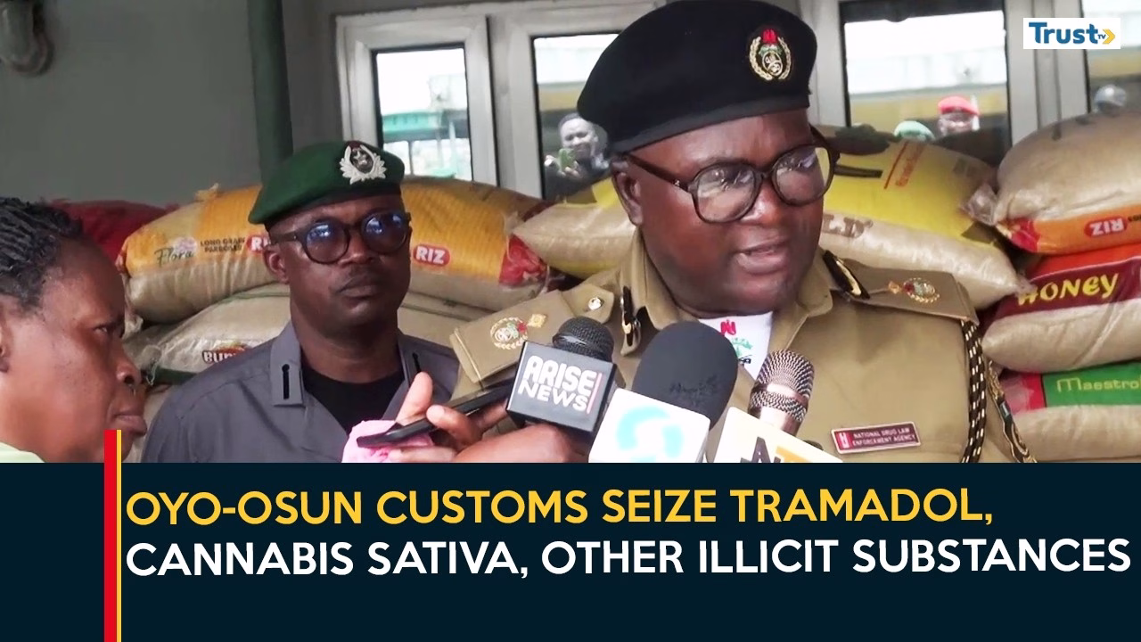 Drug Bust: Oyo-Osun Customs Seize Tramadol, Cannabis Sativa, Other Illicit Substances