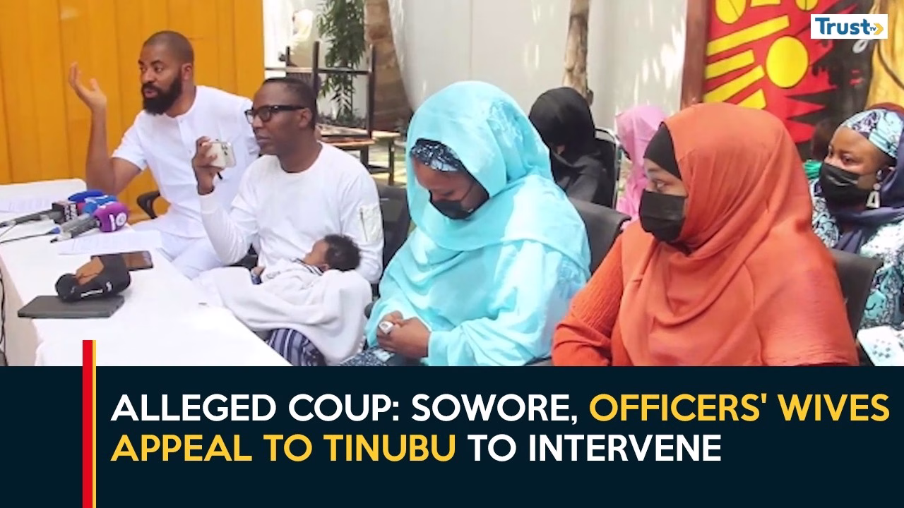 Alleged Coup: Sowore, officers’ wives appeal to Tinubu to intervene, ensure due process