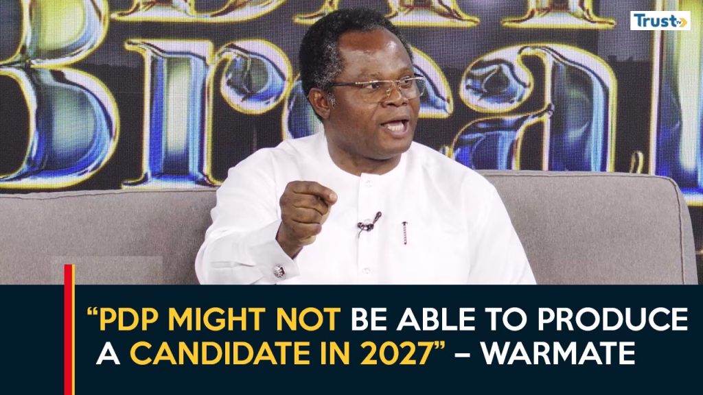 “PDP might not be able to produce a candidate in 2027” – PDP chieftain, Warmate