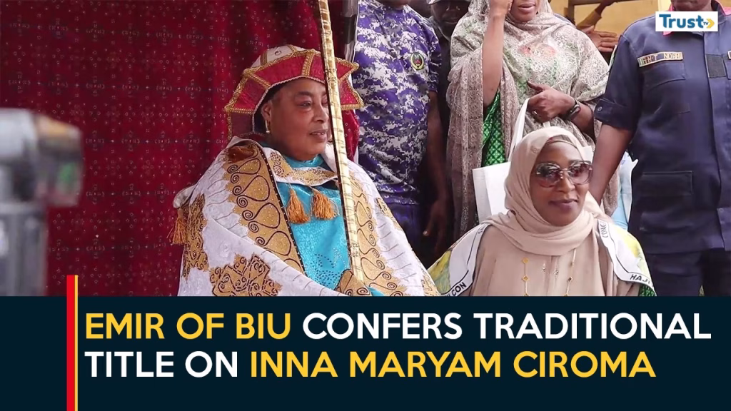 Community Contributions: Emir of Biu Confers Traditional Title on Inna Maryam Ciroma