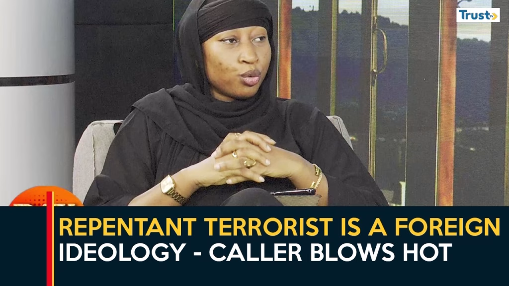 Repentant terrorist is a foreign ideology – caller blows hot