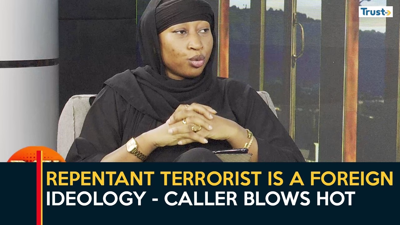 Repentant terrorist is a foreign ideology – caller blows hot